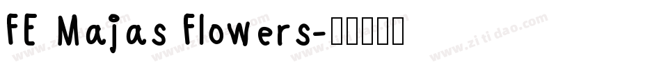 FE Majas Flowers字体转换